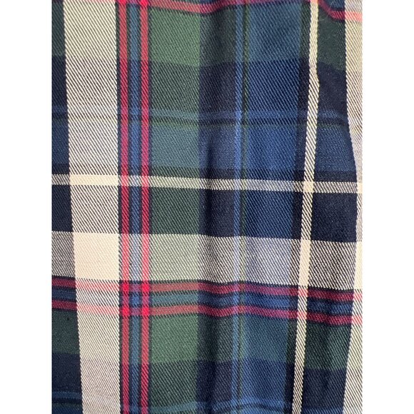 NWT FIVE FOUR Men Size 2XL Woven Plaid Shirt Cotton Button Down Collar Elbow Pad - Picture 9 of 13